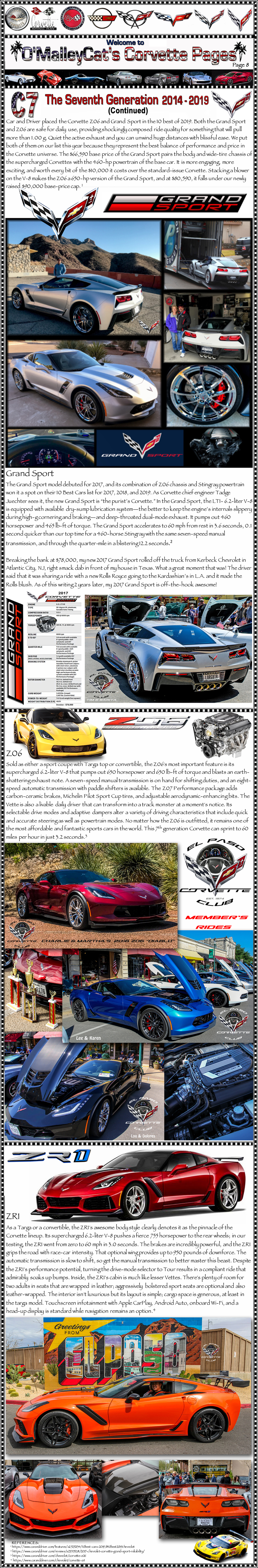 Corvette Pages C7 Z06-Grand Sport-ZR1