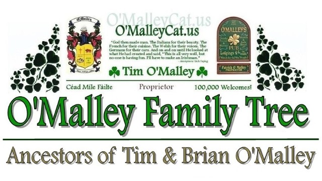 Ancestors of Tim, Jr. & Brian O'Malley