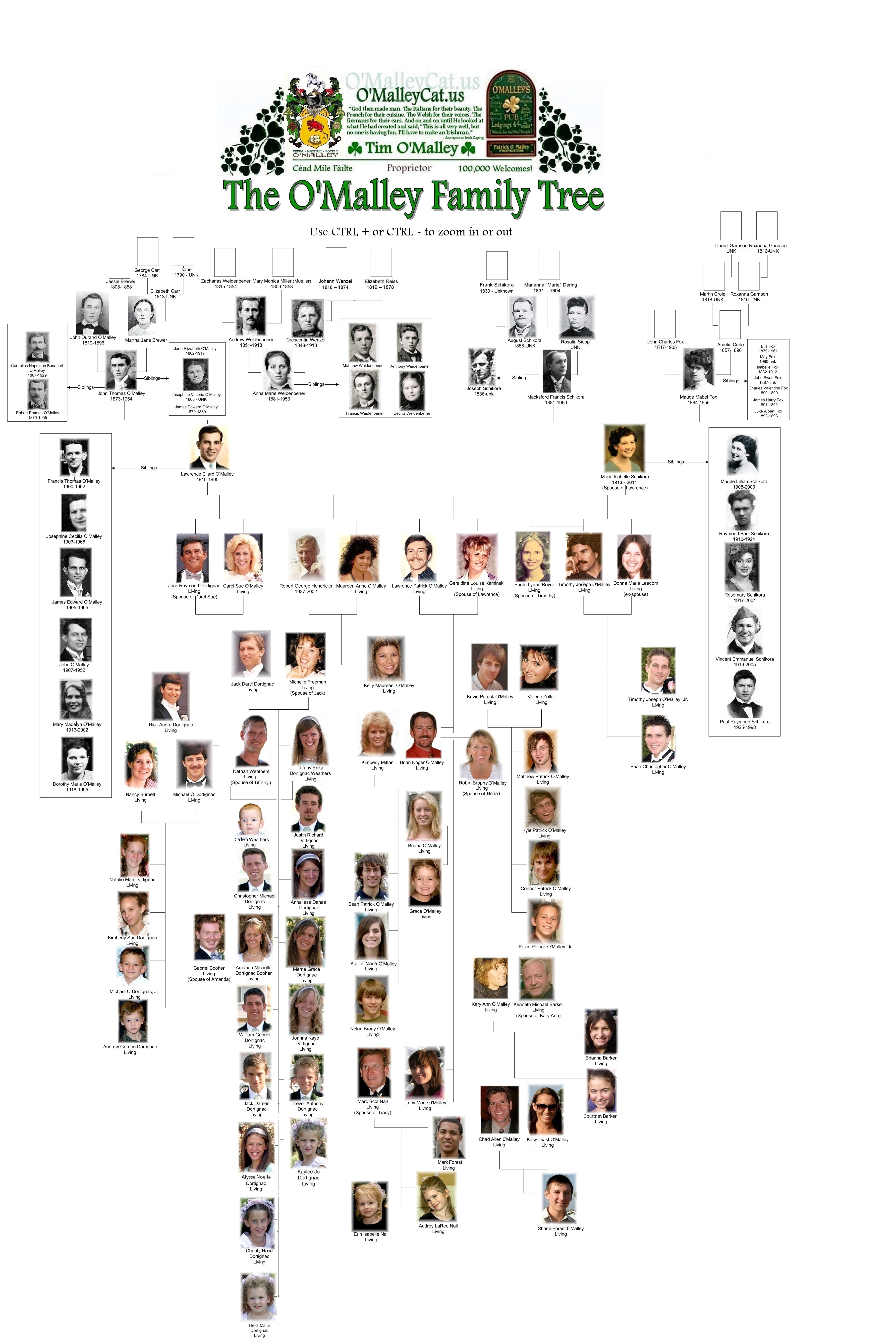 O'Malley Family Tree