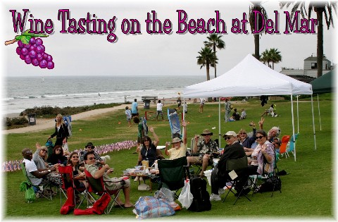 Wine Tasting on the Beach at Del Mar